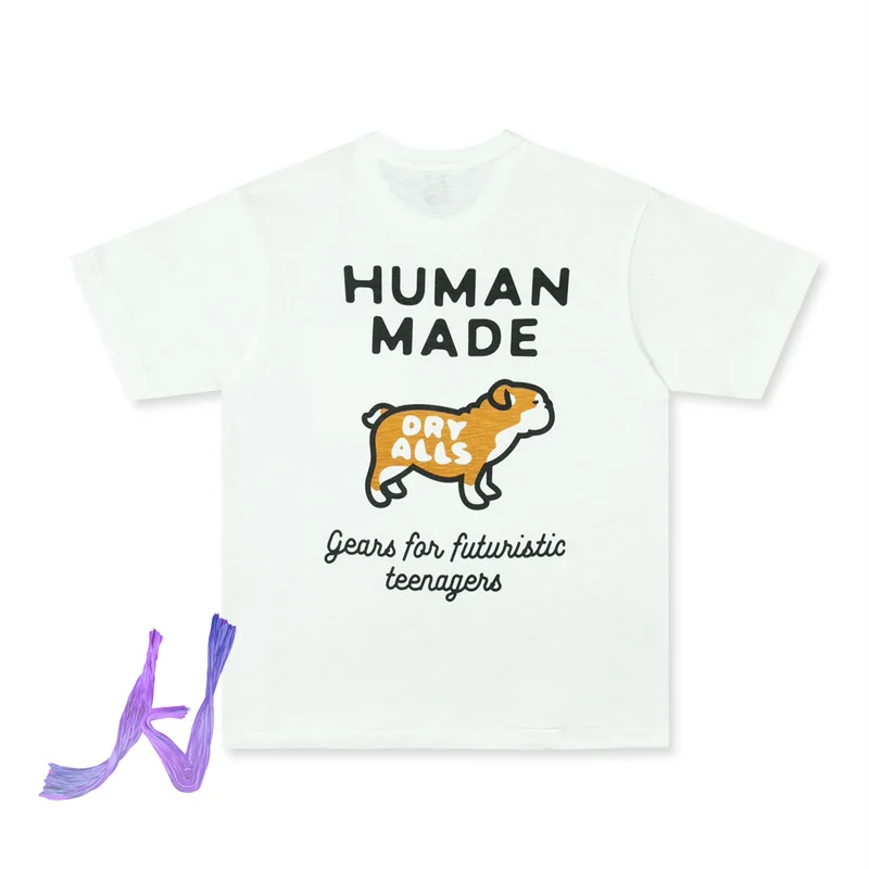 

Human Made T Shirt Men Women High Quality Couple Cartoon Printing Tops Oversize Human Made Loose Tshirts