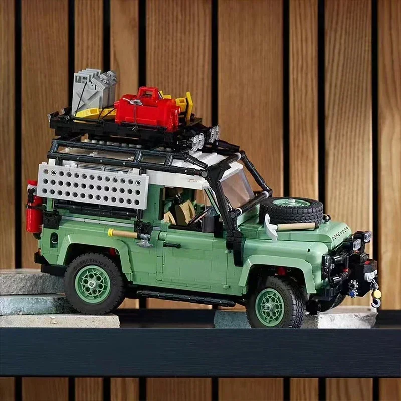 

Новые высокотехнологичные строительные блоки Land Rover Defender 90, совместимые с 10317 супервнедорожными гоночными автомобилями, 2336 деталей, детские игрушки, подарки