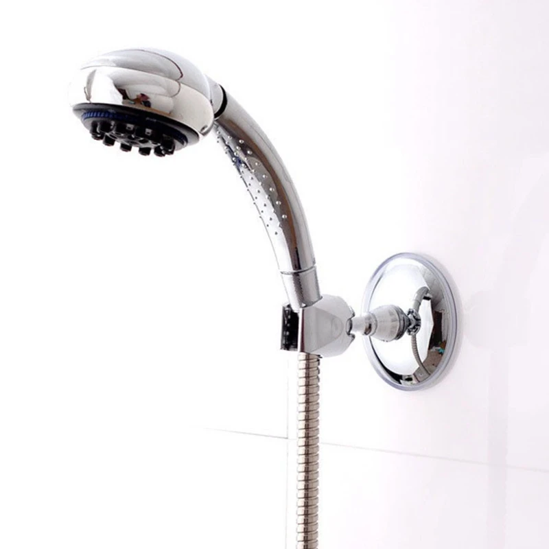 

Punch-free Wall Mount Shower Bracket Suction Cup Shower Holder Height Adjustable Strong Bearing Capacity Meet Bathroom D0LD