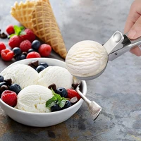 stainless steel ice cream scoop watermelon ball fruit scoop dessert ball scoop kitchen gadgets baking accessories
