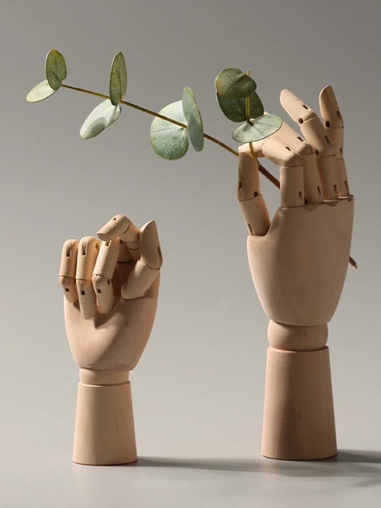 

Wooden Man Joint Puppet Man Figure Hand Home Decor Mannequin Puppet Ornament Moveable Joints Limbs Toy Garden Desktop Decoration
