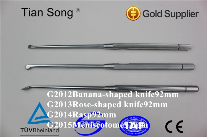 

Arthroscopy instruments probe knife arthroscopy set