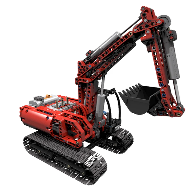 Городской инженерный экскаватор гусеничной модели DIY 764 шт