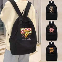 unisex womens backpack college school bag harajuku teen travel backpacks shoulder laptop bags cute monster theme sport knapsack