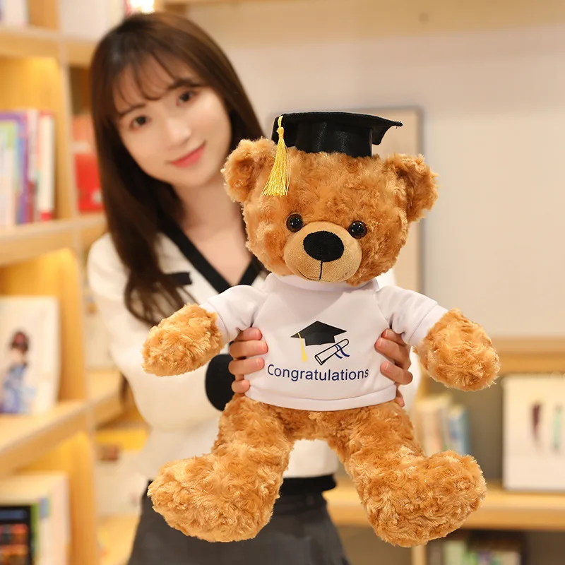2022 Мишка Тедди для выпускников плюшевая игрушка студентов мягкий плюшевый