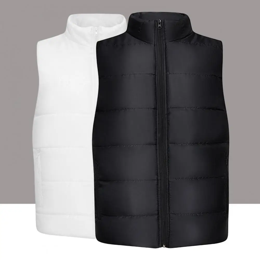 Модный зимний жилет Свободный дышащий однотонный