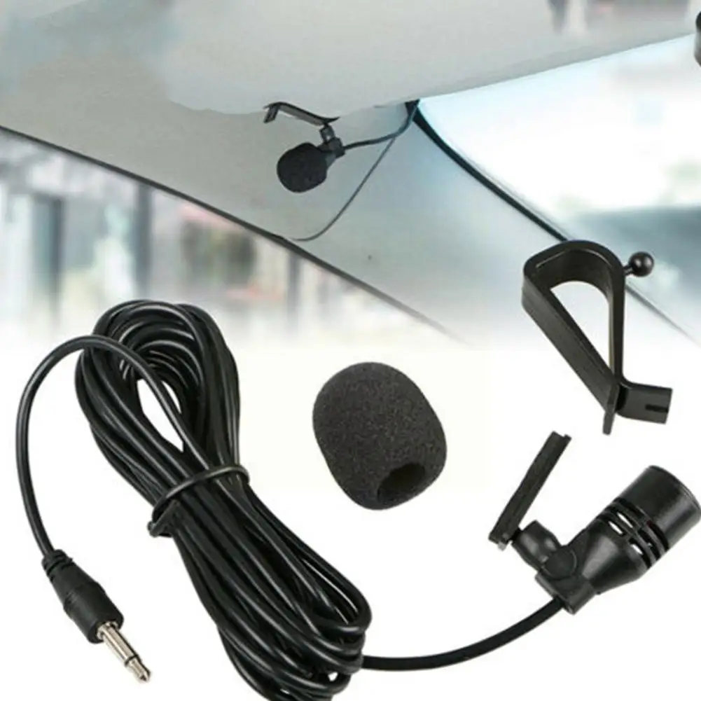 

For Vip 30pcs Car Audio Microphone 3.5mm Clip Jack Plug External Microphone Mini Stereo Mic Wired Z5p0