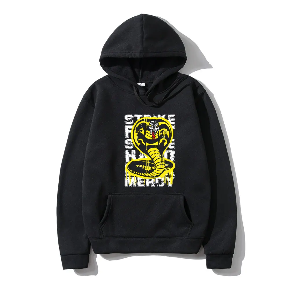 

Толстовка мужская с капюшоном и принтом кобры Кай Харадзюку