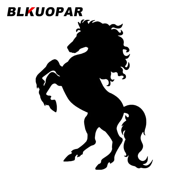 

Визуализация лошадей BLKUOPAR, автомобильные наклейки для ноутбука, Солнцезащитная наклейка с защитой от царапин, аксессуары для гоночного кузова автомобиля