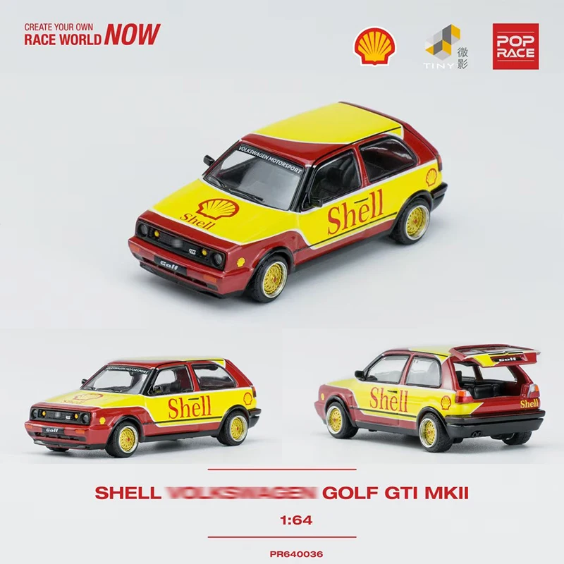 

Литой коллекционный миниатюрный автомобиль 1:64 Golf GTI MK2