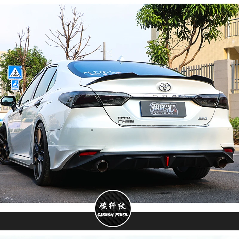 Новый дизайн для Toyota Camry 2018 2019 высокое качество и твердость ABS спойлер из