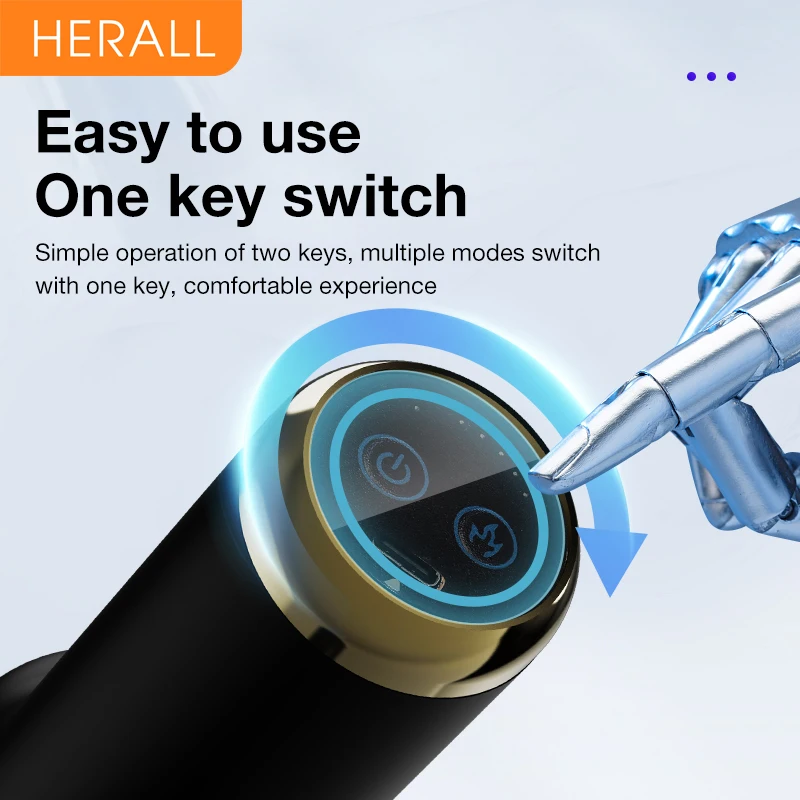 HERALL горячий компрессионный массажный пистолет для глубокой мышечной ткани