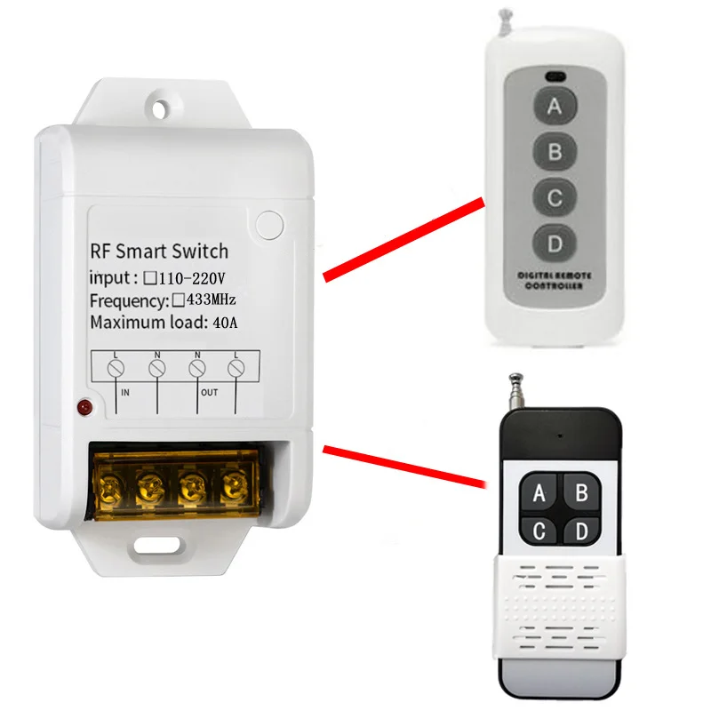 

Remote control switch for high-power water pump 110V and 220V remote controller