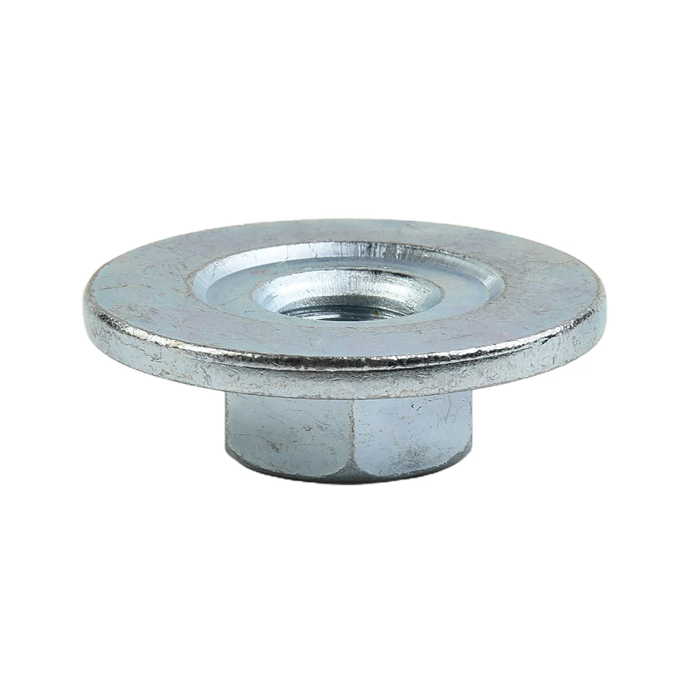 

M14 Hexagon Flange Nut Metal For 125 150 180 230 Type Angle Grinder Disc Quick Change Locking Flange Nut Power Tools Accessories