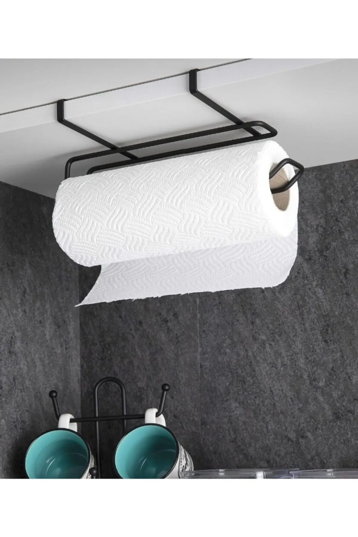 

Black Paper Towel Holder