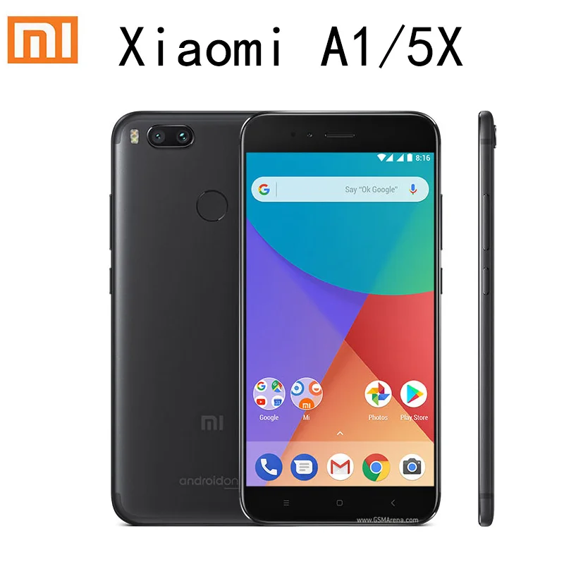 

Смартфон Xiaomi MI A1/5X, Snapdragon 625, сканер отпечатка пальца, 3080 мАч