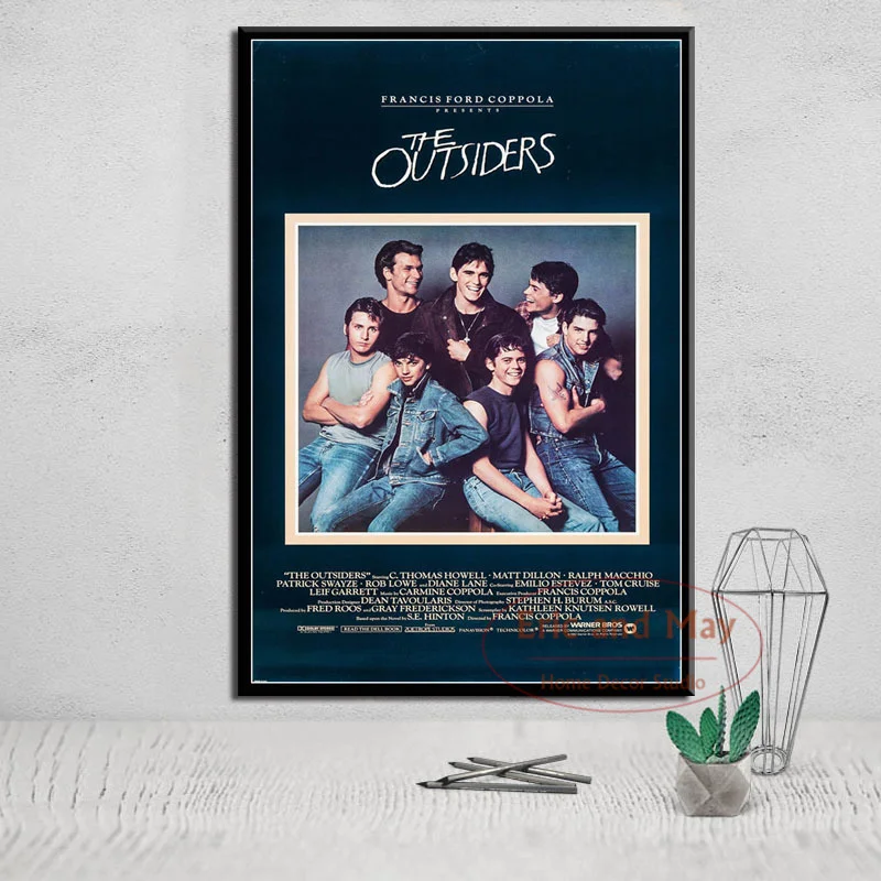

The Outsiders Classic Movie Art Posters And Prints Canvas Painting Art Wall Pictures Decorations For Home Decor Cuadros