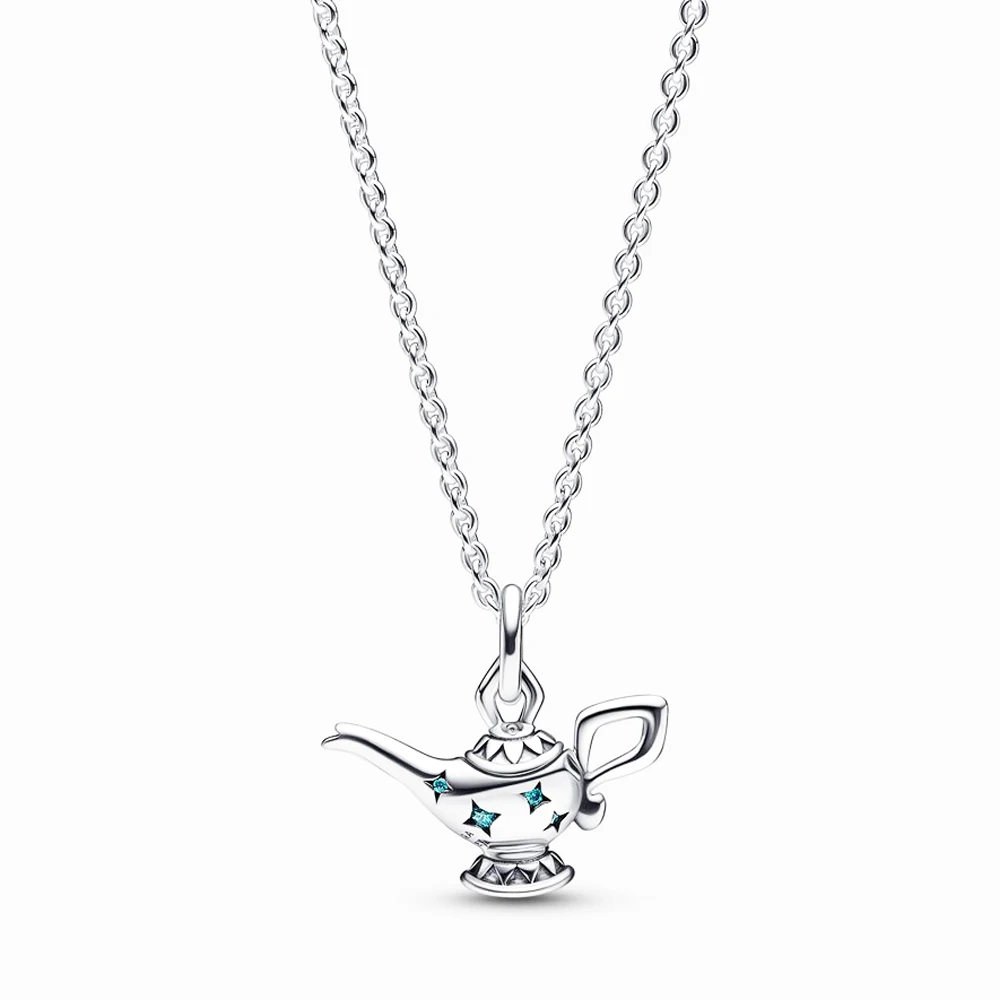 

2022 Winter Magic Lamp Pendant Collier Pendant & Necklace for Women 925 Silver DIY Fits for European Fashion Jewellery