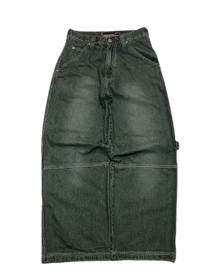 Джинсы уличные в стиле 90-х Y2K