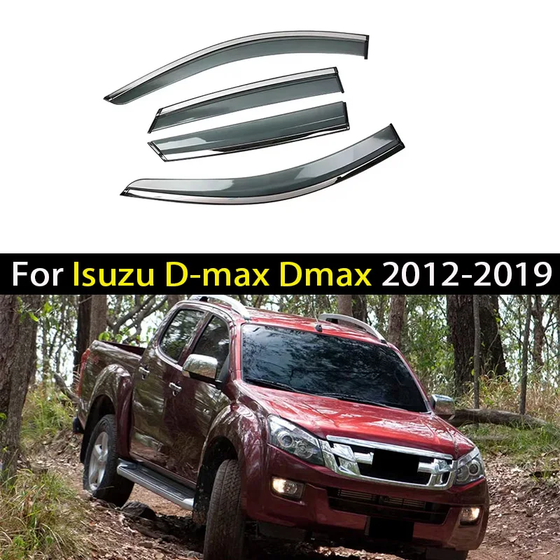 Автомобильный оконный козырек для Isuzu D-max Dmax 2012 2013 2014 2015 2016-2019 дефлекторы защита от