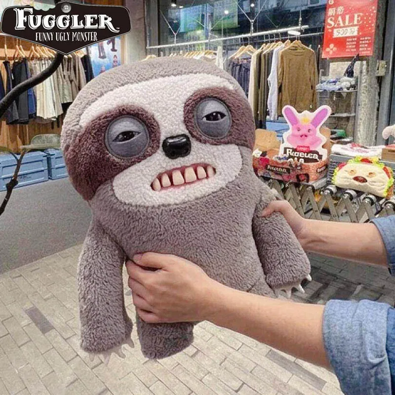 Фото Плюшевая игрушка Fuggler Bigg Fugg 2 Series 47 см: Фигурка Монстра Грумбо, Гиггл, Уорри, Сэр Сплодж-А-Лот, Ленивец Доп. Подарок на день рождения. №2