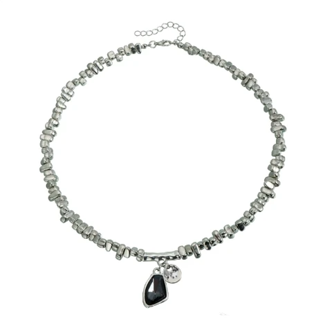 Модное ожерелье с металлическим блестящим кулоном для элегантных женщин, персонализированный комплект креативных аксессуаров, ошейники Tendencia 2025