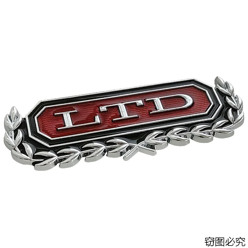

3D металлический значок LTD, наклейка на кузов автомобиля, боковая эмблема, наклейка на задний багажник для Ford Lexus Jeep Nissan Honda Audi Mitsubishi Mercedes Benz