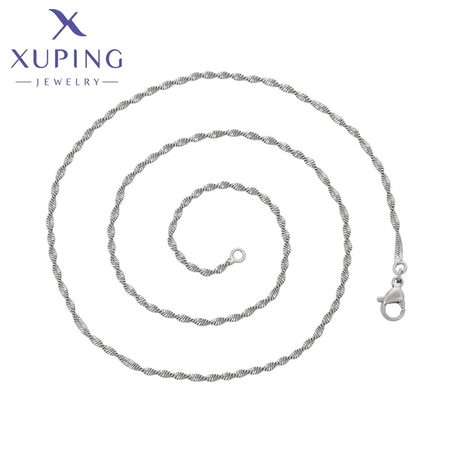 

Xuping Jewelry New Arrival Charm Style Simple Chain Necklace Pendant Women Girls Valentine's Day Exquisite Gift X000740599