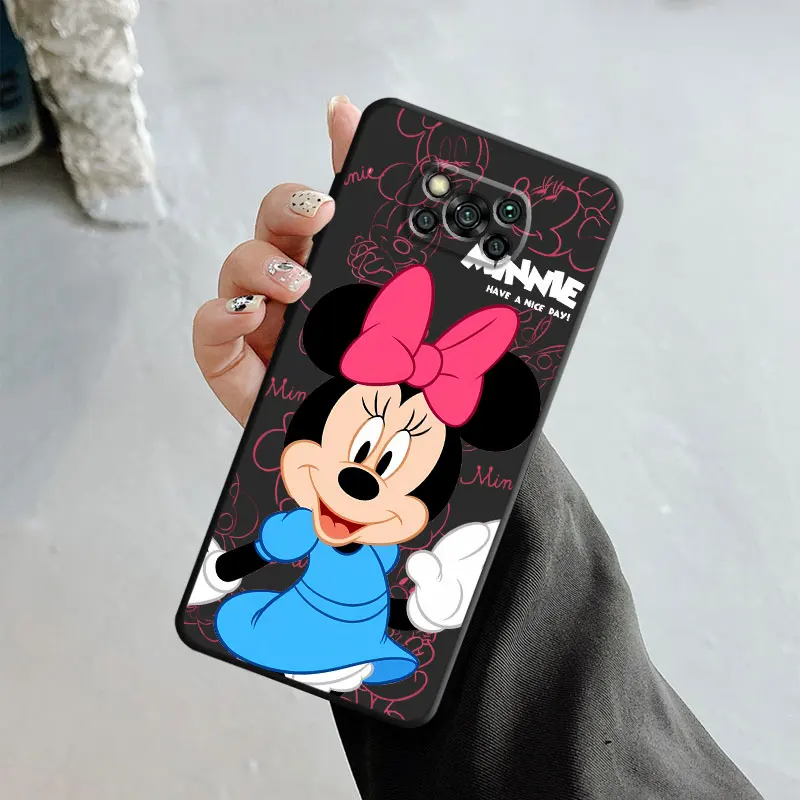 Чехол с изображением героев Диснея Микки Минни Стича ангела для Xiaomi Poco X3 NFC F5 Mi 11T