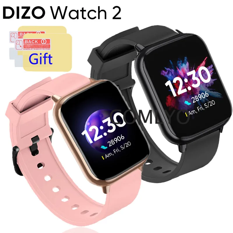 

DIZO WATCH 2 Strap Bracelet Soft Silicone Sports Wristband Sports Band Screen Protector Film Accessories