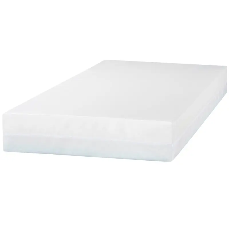 

Super Quality Super Quality 6" Dual Stage Foam Standard Crib & Toddler Mattress, White - Nontoxic & Breathable for Maximum Comfo