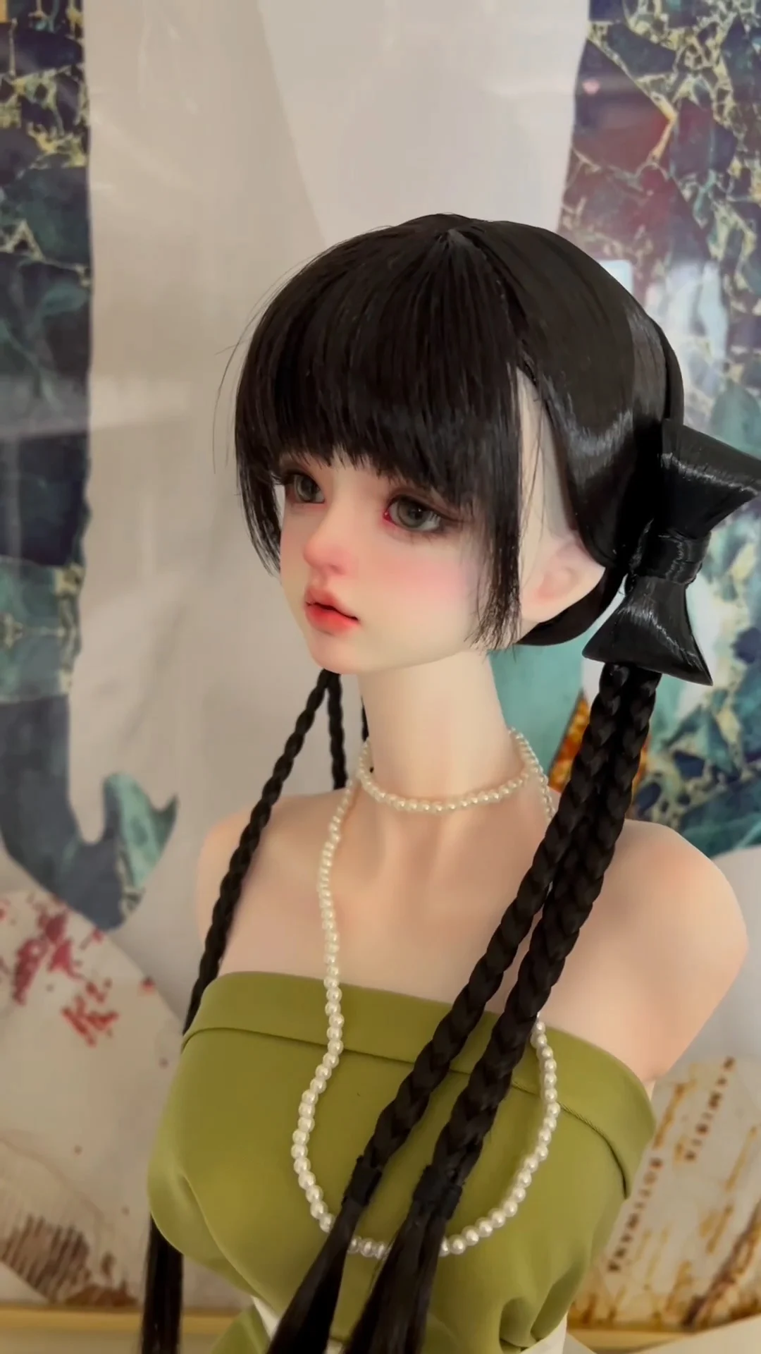 1/6 1/4 1/3 масштаб древний костюм BJD кукла парики китайские Hanfu винтажные волосы Фея