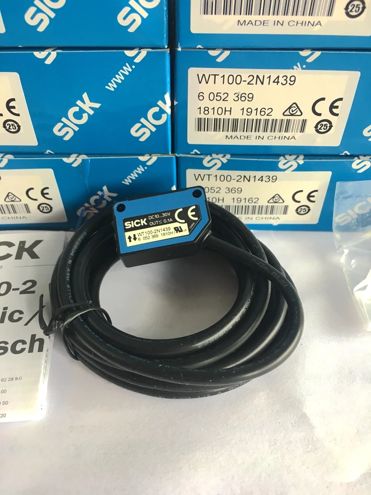 WT100-2N1439 Sick Новый оригинальный датчик фотоэлектрического переключателя
