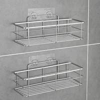 12pcs stainless steel bathroom storage shelf kitchen bathroom toilet wall hanging drainer storage rack organizer tray rack