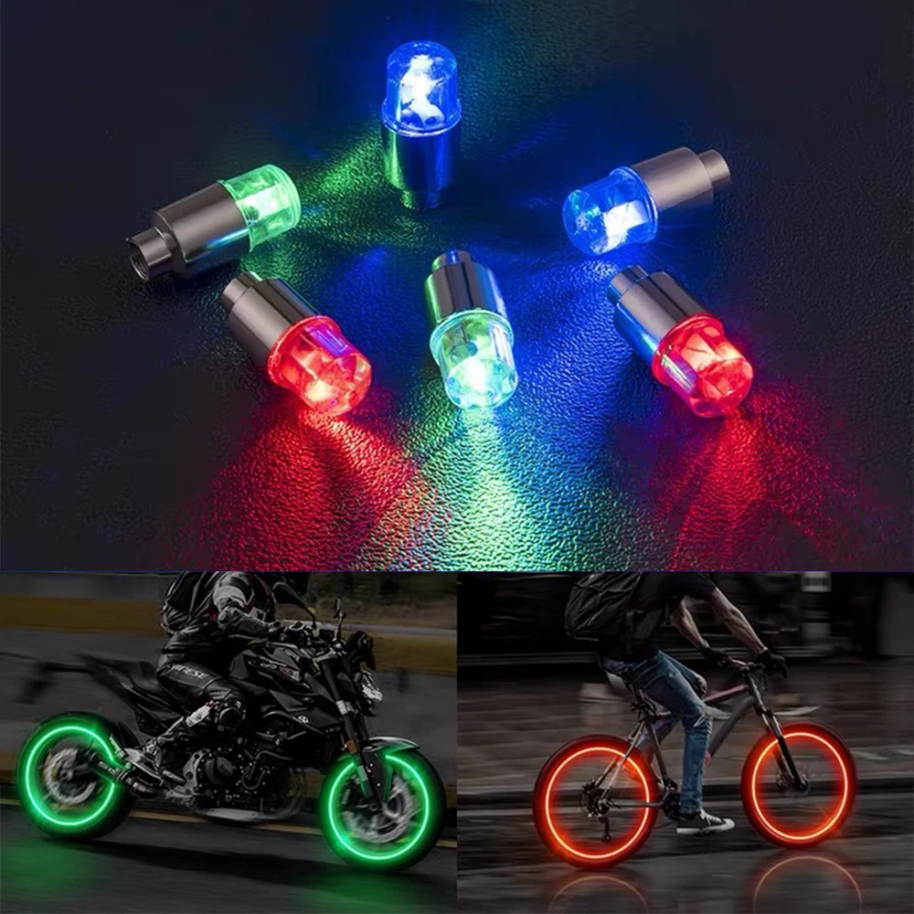 2 шт. велосипедные фонари датчик движения светодиодные дорожные MTB колпачки для