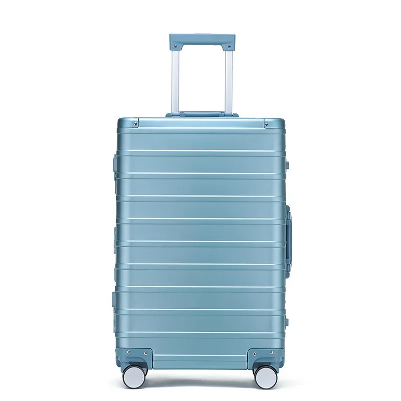 2022 New PC Boarding Case, Briefcase, Password Trolley Case, Aluminum Frame Luggage, Aluminum Suitcase