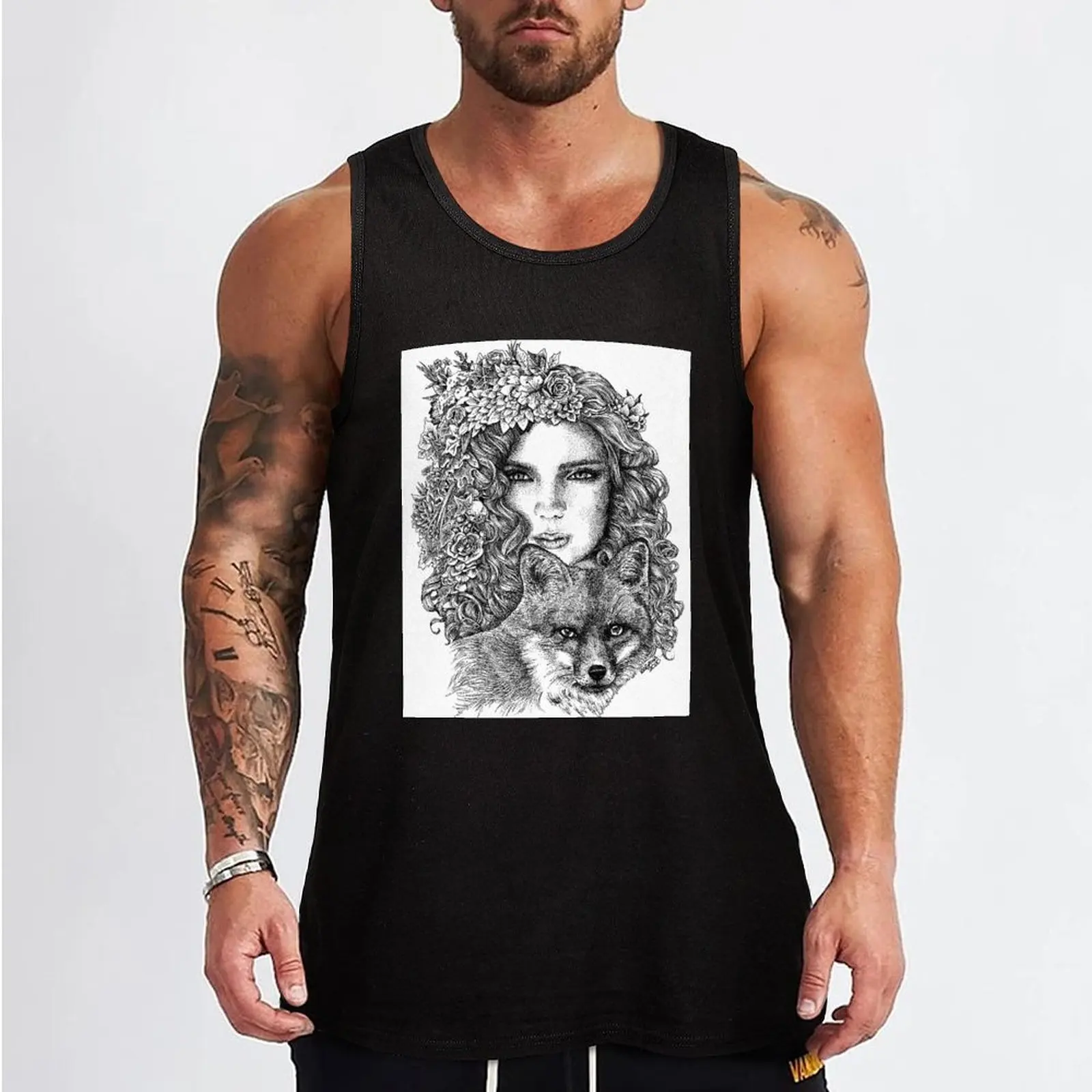 Мужская летняя майка для бодибилдинга без рукавов