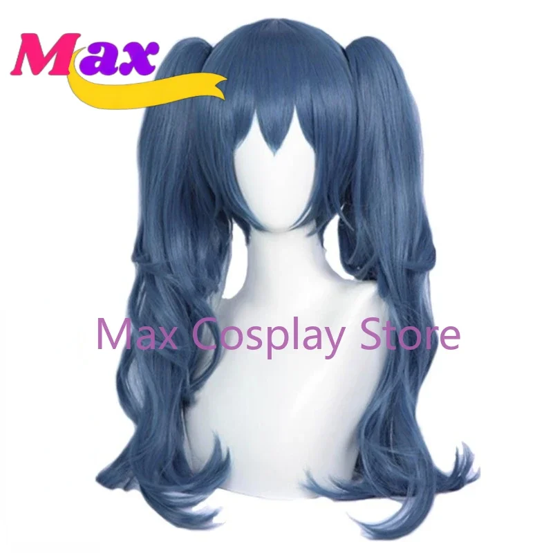 Wby2 Cos Аниме Re Yonebayashi Saiko Косплей Костюм Синий Парик CCG Белый Тренч Униформа