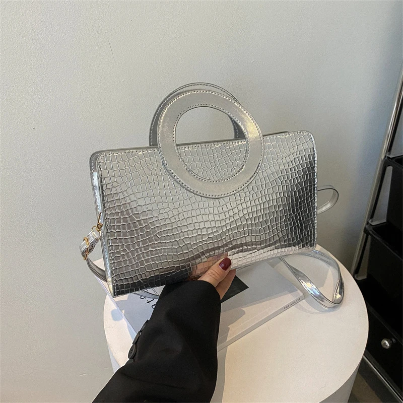 

Luxury Designer Handbags Soft Pu Leather Shoulder Bags Round Handle Fashion Brand Women's Crossbody Bag 2022 New Bolsa Feminina