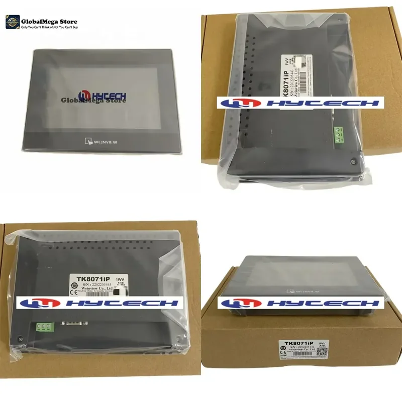 Фото Новый оригинальный сенсорный TFT LCD-экран Weinview HMI MT8071IP 1WV 7 дюймов для Weintek №1
