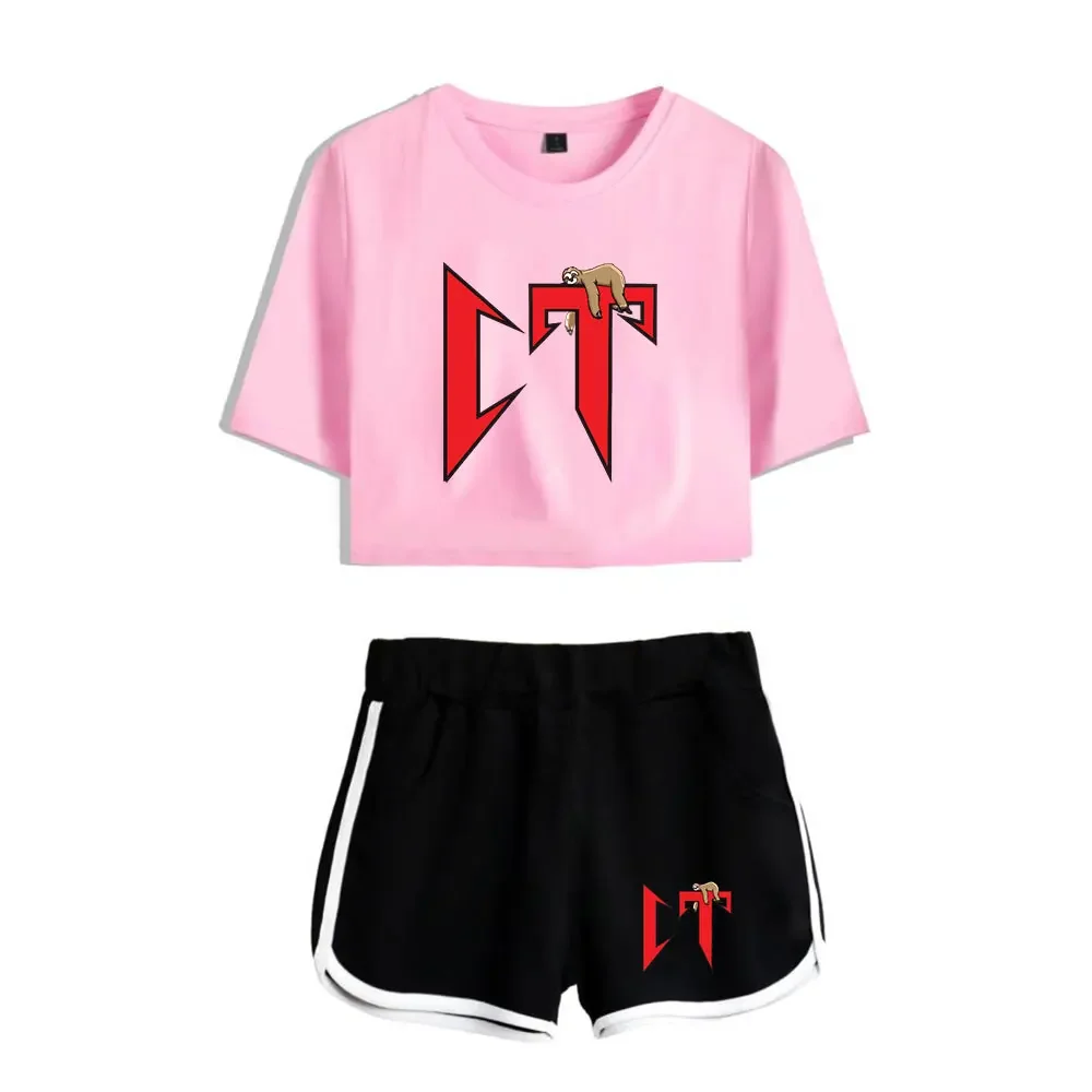 Костюм женский летний из топа и шортов