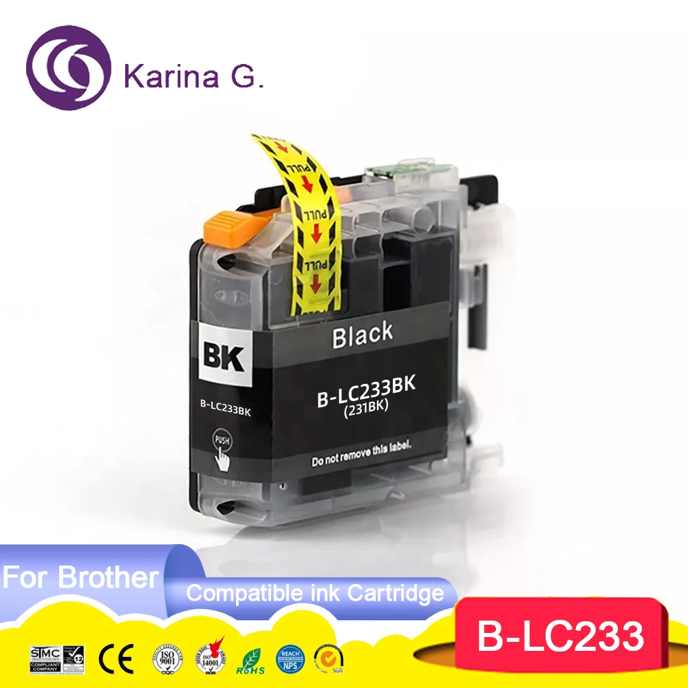 LC233 LC 233 231 LC231 Цветной чернильный картридж для Brother MFC-J5720/J4120/J4620/J5320/DCP-J562DW/MFC-J480DW