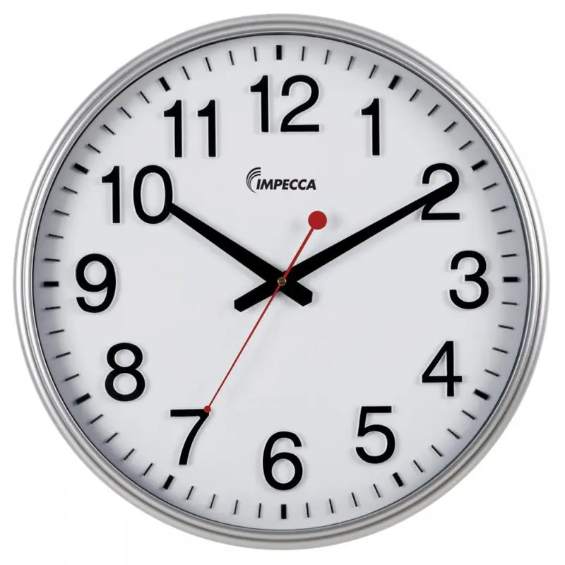 

WCW-185S 18 in. Wall Clock - Silver Frame