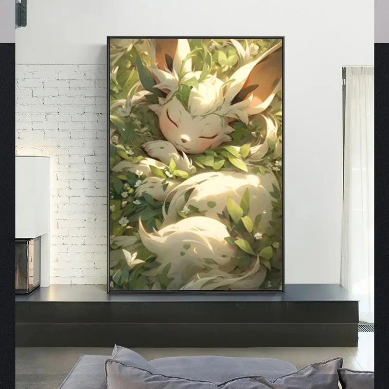 Японский аниме периферийный Покемон постер Декор искусство стены фотография