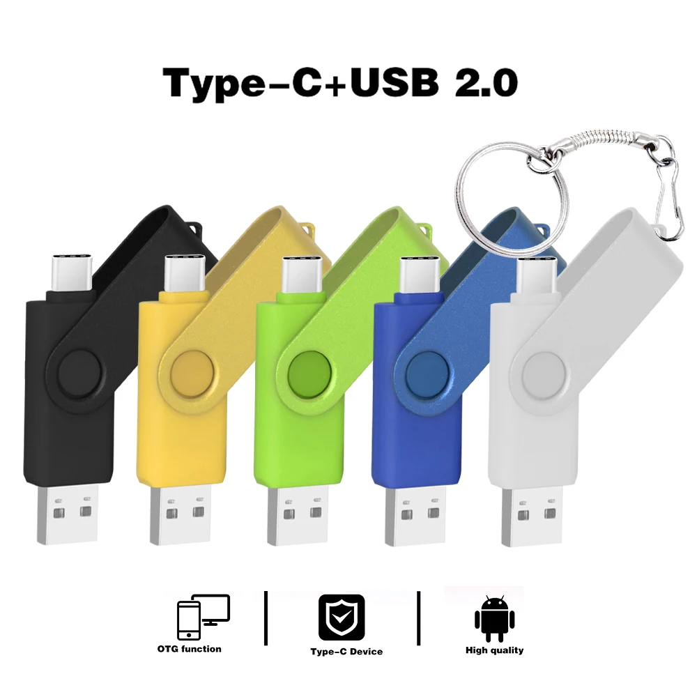 

Usb-флеш-накопитель usb Type-C, 128 ГБ, 64 ГБ, 8 ГБ, 16 ГБ