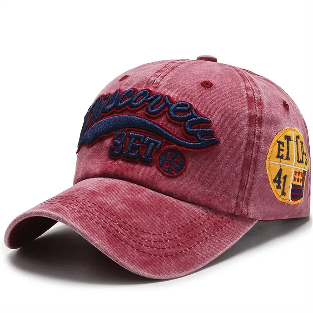 Модная бейсболка с вышивкой и буквами Snapback мытая шляпа в стиле хип-хоп ретро