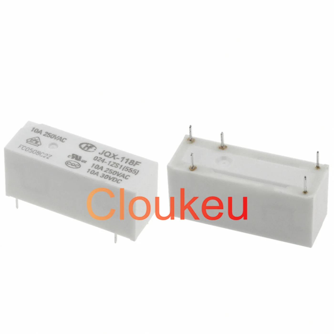 

Реле 100 шт. HF118F-фотосессия 012 024-1ZS1T 5V 12V 24V 10A 5pin