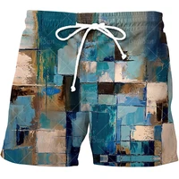 fashionable mens printed swimming shorts hawaiian beach shorts quick drying leisure vacation beach shorts summer 2022