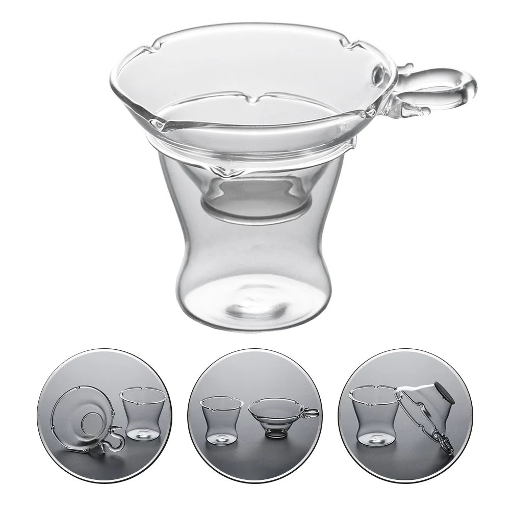 

1 set of Teapot Strainer Drip Coffee Brewer Chinese Fu Teaware Glass Tea Strainer Tea Leaf Holder Fine Mesh Tea Filter