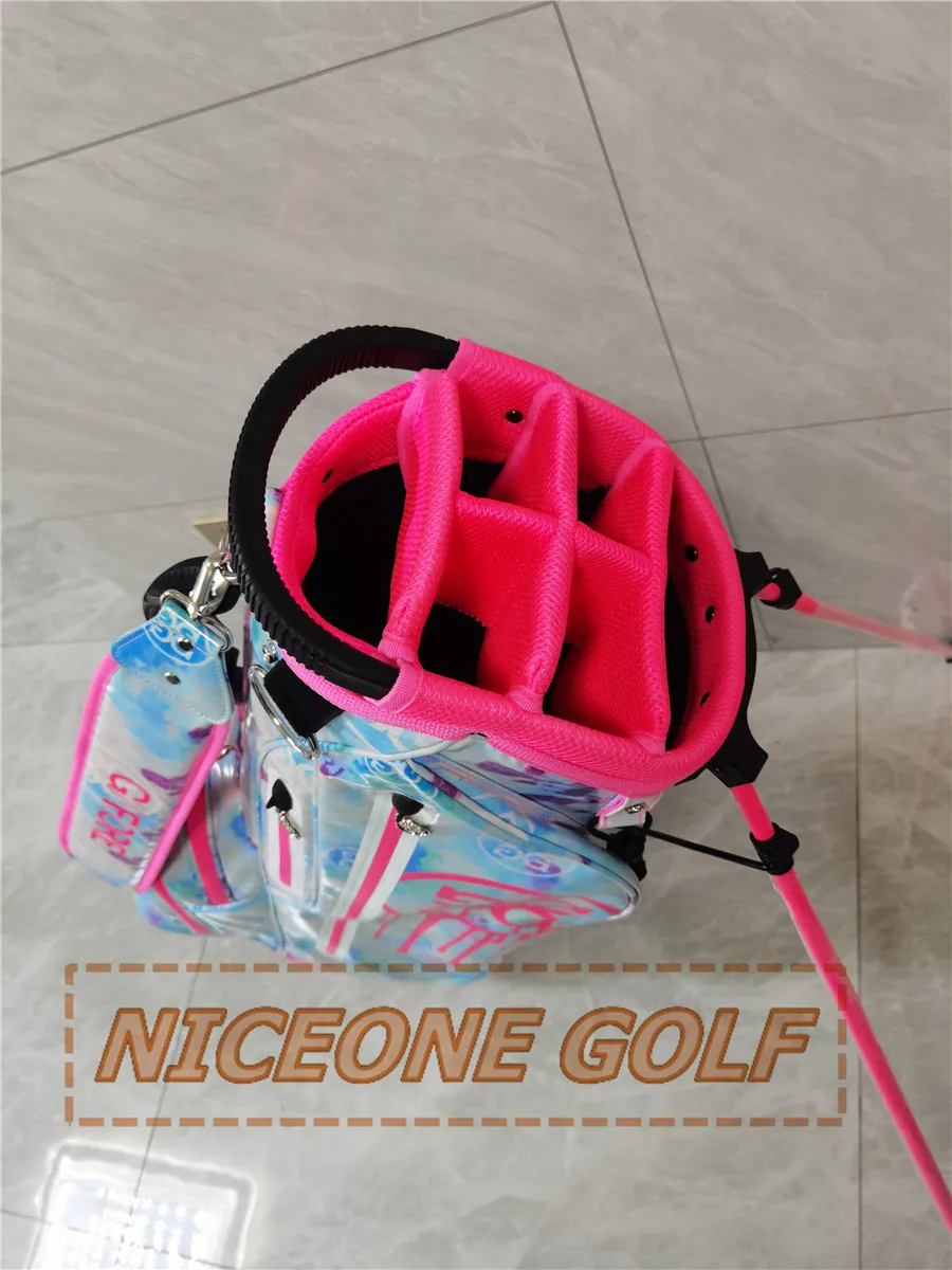 Golf bag lightweight fixed bag printed PU Club bag Men's and women's golf articles outdoor sports leisure golf bag waterproof
